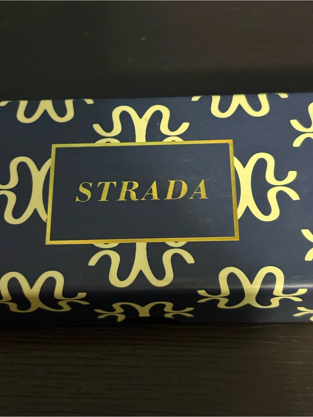 Strada watch multicolored floral millefiori bezel white band. New in box.